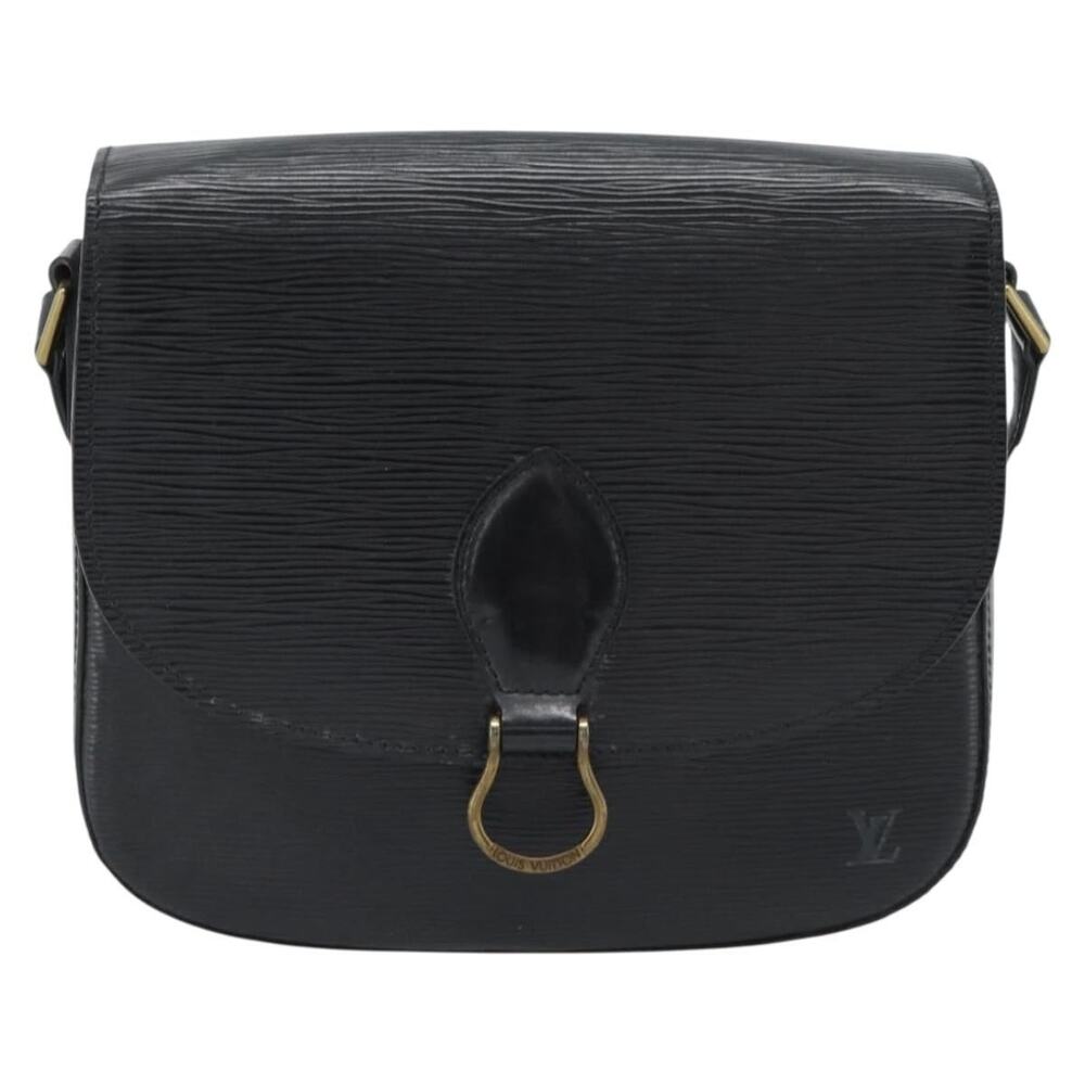 Louis Vuitton Epi Saint Cloud GM Shoulder Bag Black
